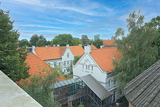 Aussicht aus dem Malteserstift St. Theresien in Hamburg 