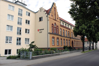 die Außenansicht des Malteserstift St. Adalbert Wittichenau