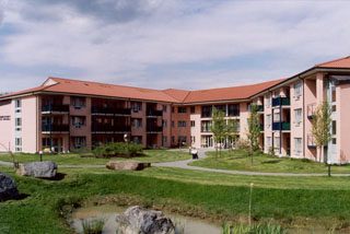 die Außenansicht des Malteserstift St. Monika in Kamenz