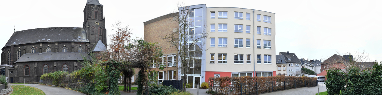 die Außenansicht des Malteserstift St. Johannes in Duisburg 